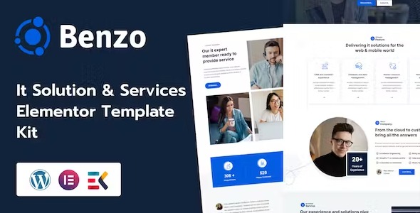 Benzo - It Solution & Services Elementor Template Kit