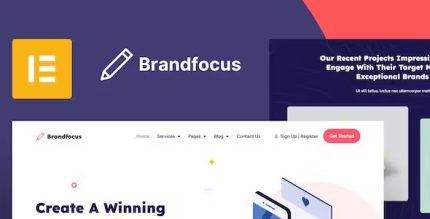 Brandfocus - Branding Agency Elementor Template Kit