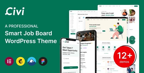 Civi 2.2.6 – Job Board WordPress Theme