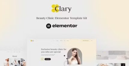 Clary - Beauty Clinic Elementor Template Kit