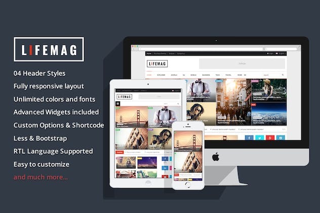 LifeMag - Responsive Magazine WordPress Theme