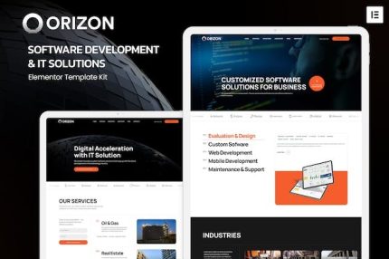 Orizon - Architecture & Interior Design Elementor Template Kit