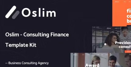 Oslim - Consulting Finance Elementor Template Kit