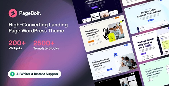 PageBolt 3.2.1 – Landing Page WordPress Theme