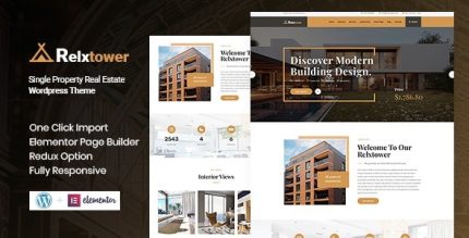 Relxtower - Single Property Real Estate HTML Template