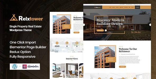 Relxtower - Single Property Real Estate HTML Template