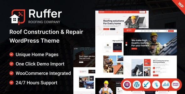 Ruffer 1.3 – Roof Construction & Repair WordPress Theme