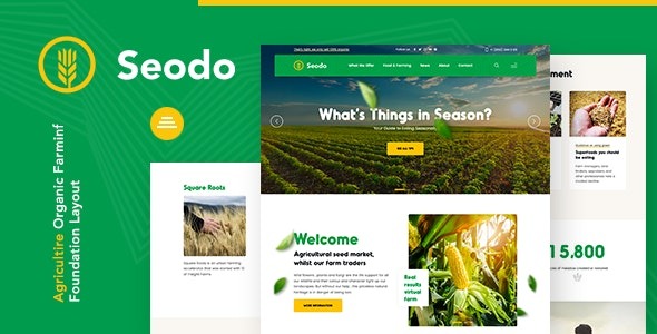 Seodo 1.1.0 – Agriculture Farming Foundation WordPress Theme