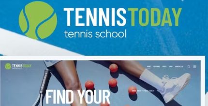 Tennis Today - Sport School & Events WordPress Theme