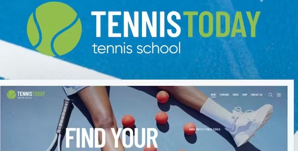 Tennis Today - Sport School & Events WordPress Theme