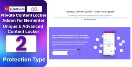 BWD Private Content Locker Addon For Elementor