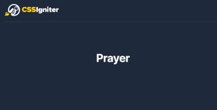 Prayer - WordPress Theme