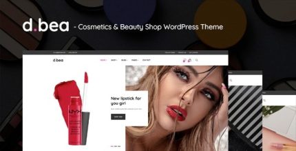 Dbea - Cosmetics & Beauty Shop WordPress Theme