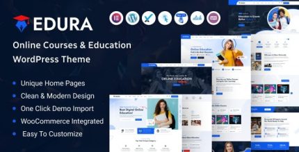 Edura - Online Courses & Education WordPress Theme