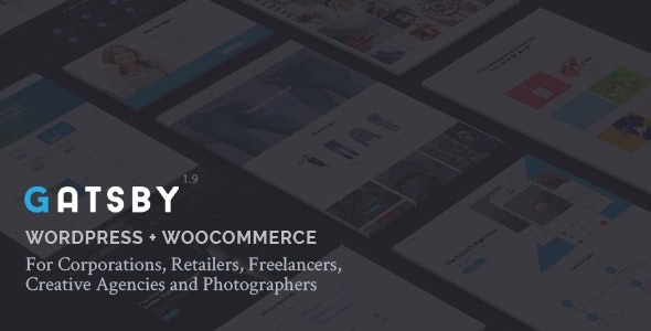 Gatsby 2.0 – WordPress + eCommerce Theme