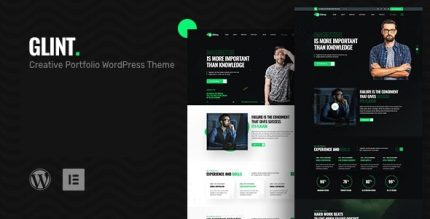 Glint - Personal Portfolio WordPress Theme