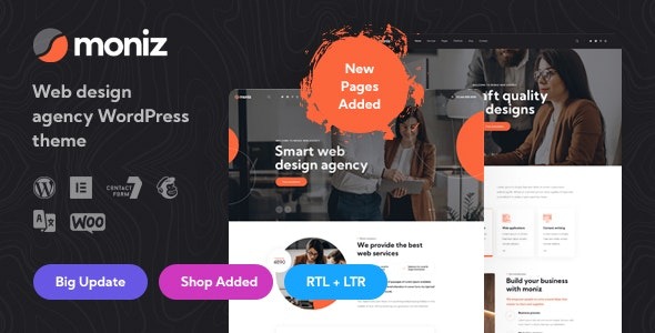 Moniz 1.3 – Web Design Agency WordPress Theme