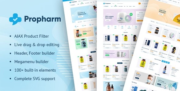Propharm 3.0 – Pharmacy & Medical WordPress WooCommerce Theme