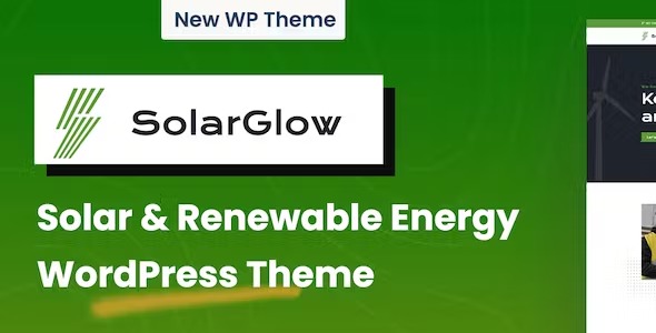 Solarglow 1.3.0 – Solar & Renewable Energy WP Theme