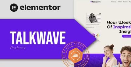 Talkwave - Podcaster Elementor Template Kit