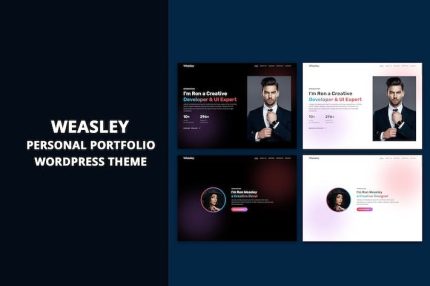 Weasley - Personal Portfolio WordPress Theme