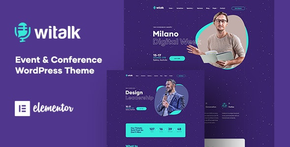 WiTalk 1.0.11 – Event & Conference WordPress Theme