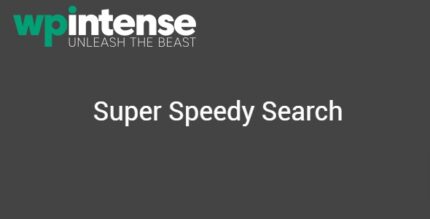Super Speedy Search - by WP Intense