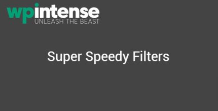 Super Speedy Filters - by WP Intense