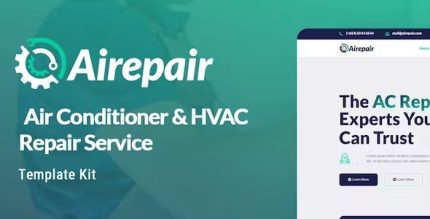 Airepair - Air Conditioner Repair Service Elementor Template Kit
