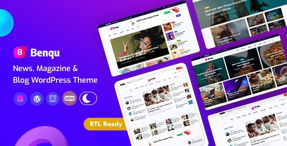 Benqu 1.1.16 – News Magazine WordPress Theme