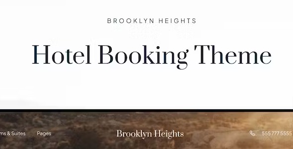 Brooklyn Heights - Hotel Booking WordPress Theme