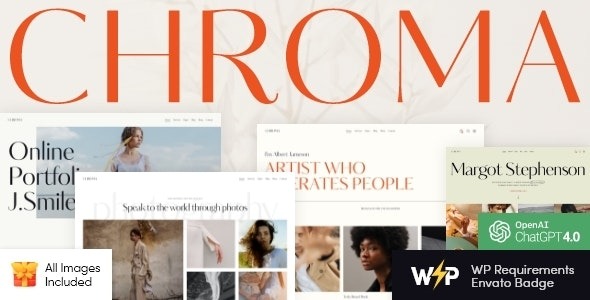 Chroma 1.15.0 – Photography Portfolio WordPress Theme