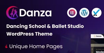 Danza - Dancing School and Ballet Studio Theme