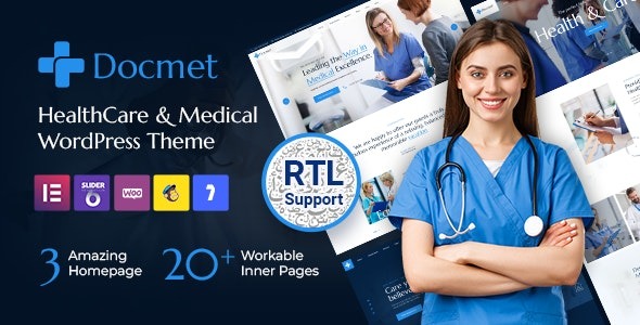 Docmet 1.8 – HealthCare and Medical WordPress Theme
