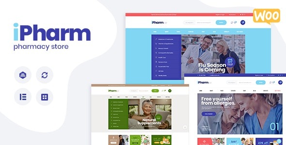 Ipharm 1.2.4 – Online Pharmacy & Medical WordPress Theme