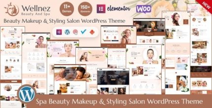 Wellnez - Beauty Spa & Wellness Salon WordPress Theme
