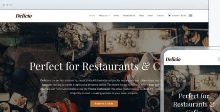 Delicio - Wordpress Restaurant Theme WPZOOM