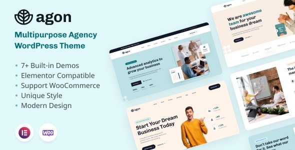 Agon 1.0.6 – Multipurpose Agency WordPress Theme