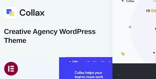 Collax 1.1.7 – Creative Agency WordPress Theme