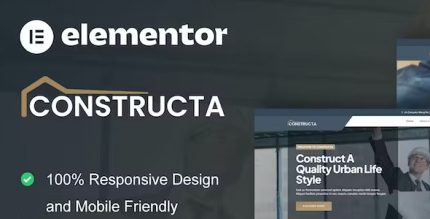 Constructa - Construction & Building Elementor Pro Template Kit