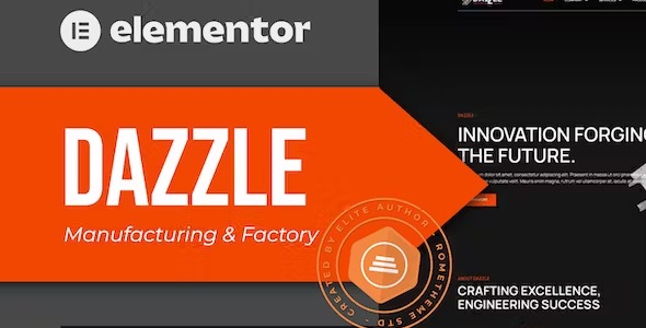 Dazzle - Manufacturing & Factory Elementor Pro Template Kits