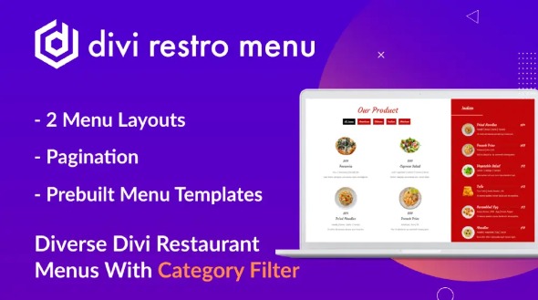 Divi Restro Menu 2.0.1