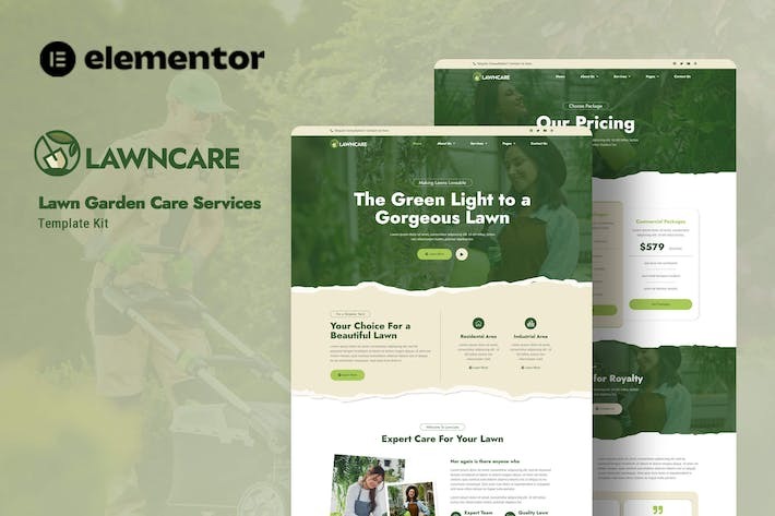 Lawncare - Lawn Garden Care Service Elementor Template Kits