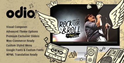 Odio - Music WP Theme For Bands