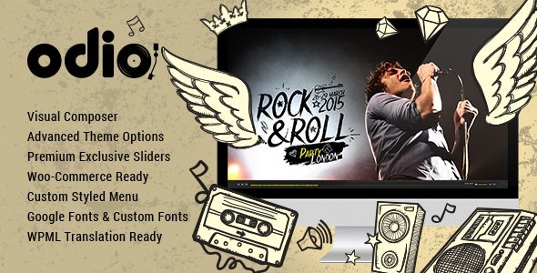 Odio - Music WP Theme For Bands