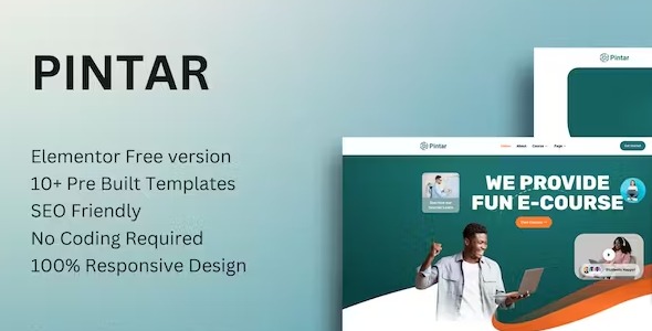 Pintar - Online Courses Elementor Template Kit