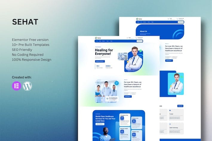 Sehat - Medical Elementor Template Kits