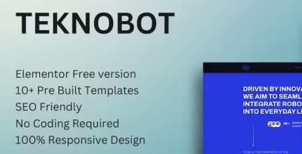 Teknobot - AI & Robotics Elementor Template Kit