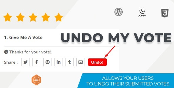Undo My Vote Addon For BWL Pro Voting Manager 2.0.2