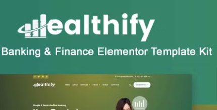 Wealthify - Online Banking & Finance Elementor Pro Template Kits